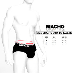 Macho - Ms24R Slip Rouge Foncé S